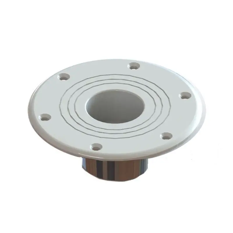 Taco Marine 6-7/8" Flush Mount Low Profile Table Base For 2-3/8" Column Z10-4086Bly60mm 1