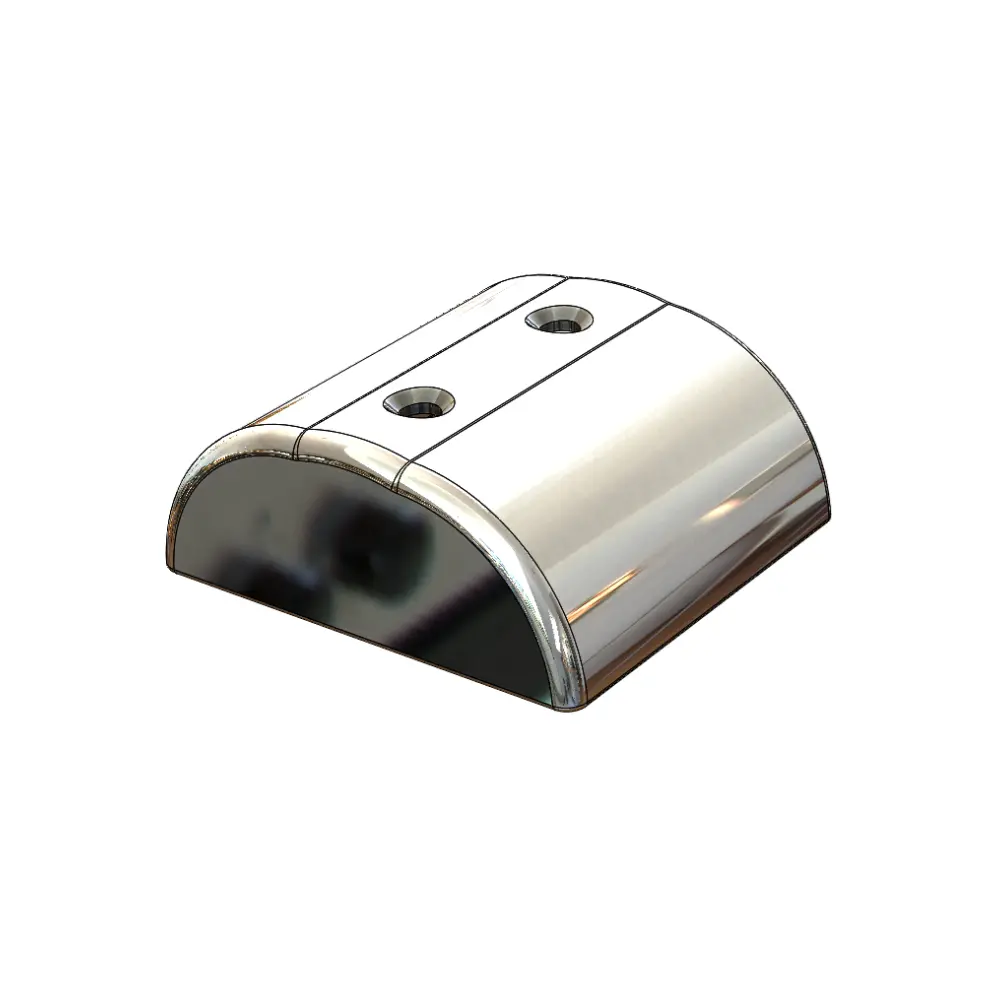 Taco Marine Stainless Steel Medium Dive Door Suproflex End Cap F16-0273 1