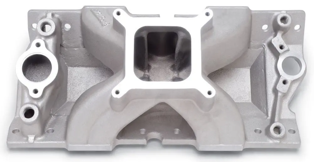 Edelbrock Sbc 350 Vortec Super Victor Intake Manifold 1