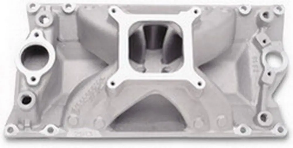 Edelbrock Sbc 262-400 Vortec Super Victor Intake Manifold 1