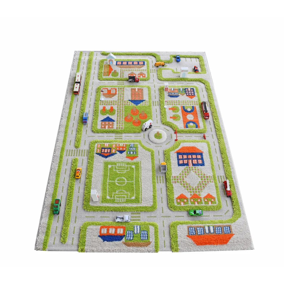 Traffic Green Rug 1