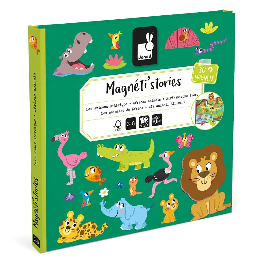 Safari Animals Magnetic Story 1