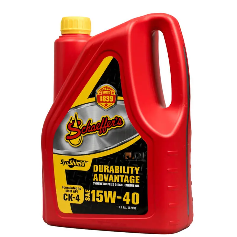 Schaeffer's Synshield Durability Advantage 15W-40 Diesel Engine Oil 1