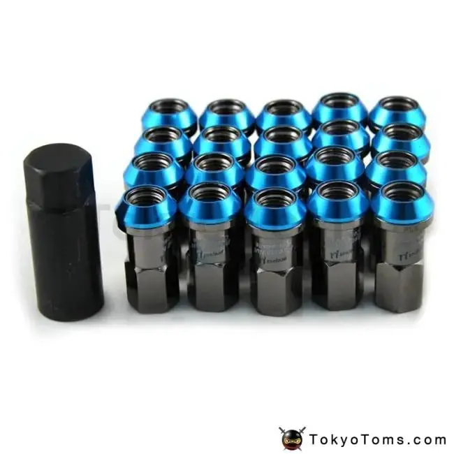 20Pcs/Set Project M Style Racing Comp Styleosite Spec Steel Racing Wheel Nuts M12x1.5/1.25 Car Wheel Rims Lug Nuts 1