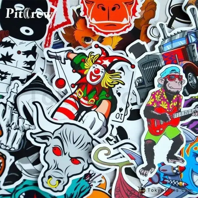 100 Mixed Jdm Decal Stickers 1