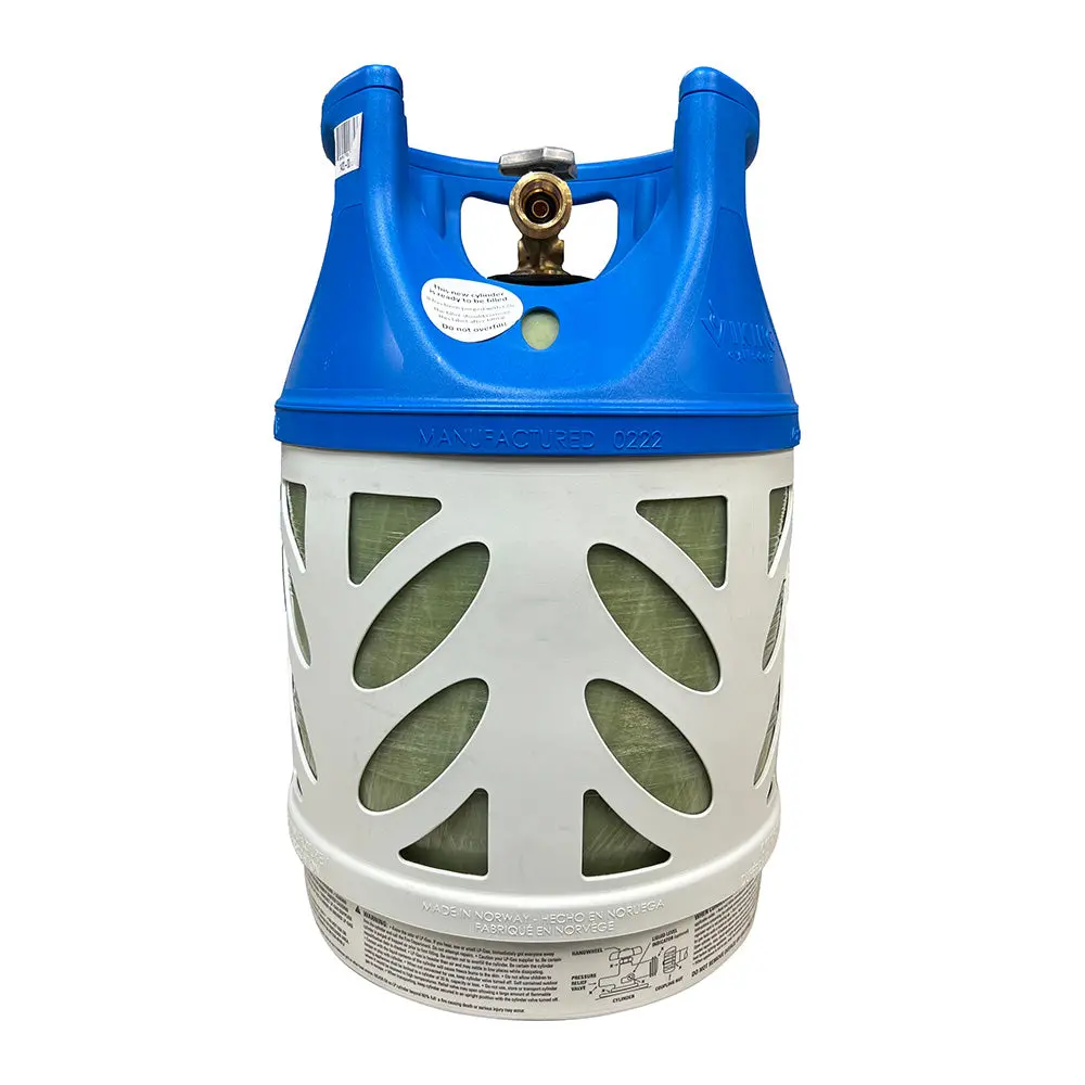Viking Cylinders 17Lb Vertical Fiberglass Composite Lpg Cylinder W/Type 1 Valve - Opd, Dot, Tc Approved [1420-0017] 1