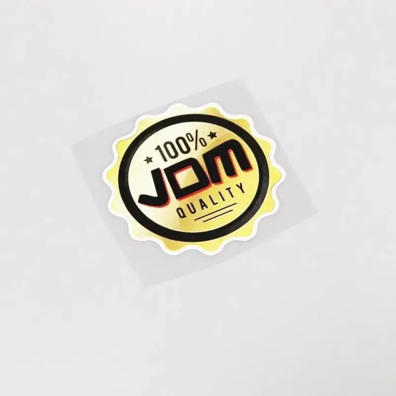 100% Jdm Quality Gold Seal Sticker 1
