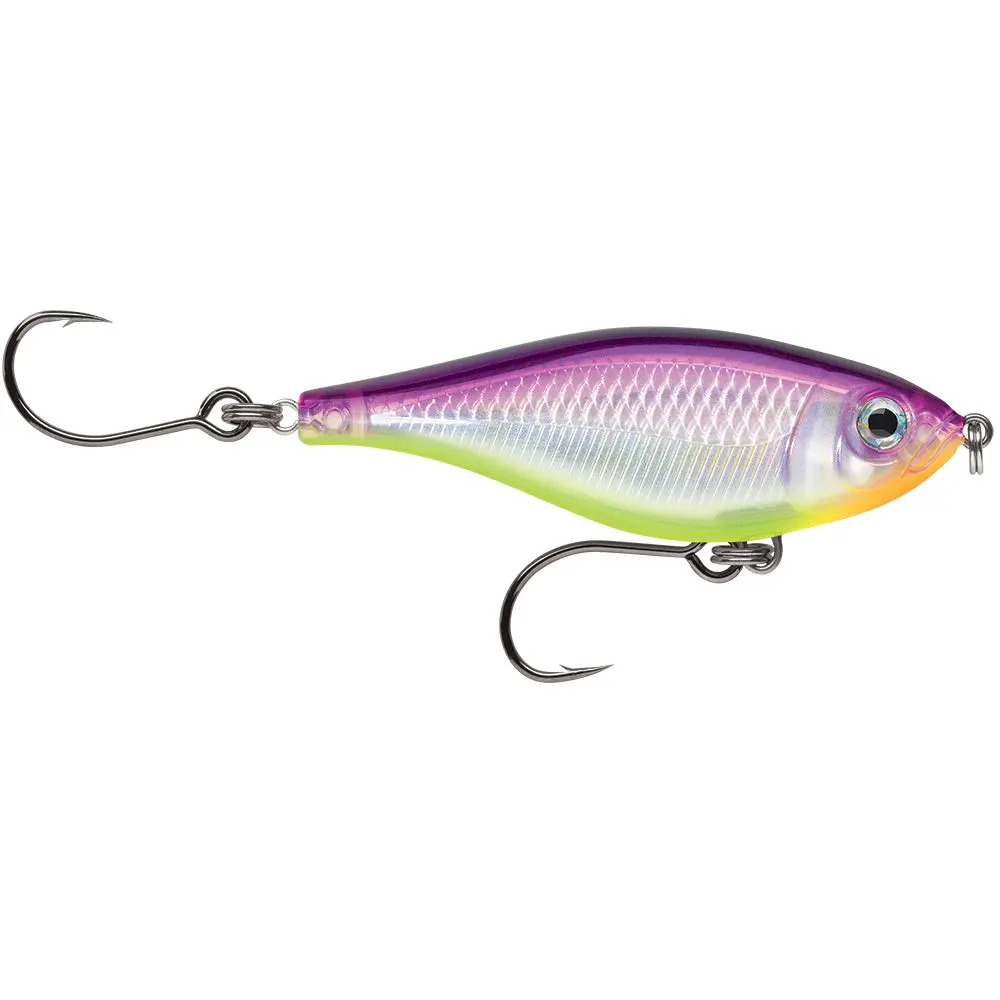 Rapala X-Rap Twitchin Mullet 2-1/2" Purple Chartreuse  [Sxrtm06prch] 1