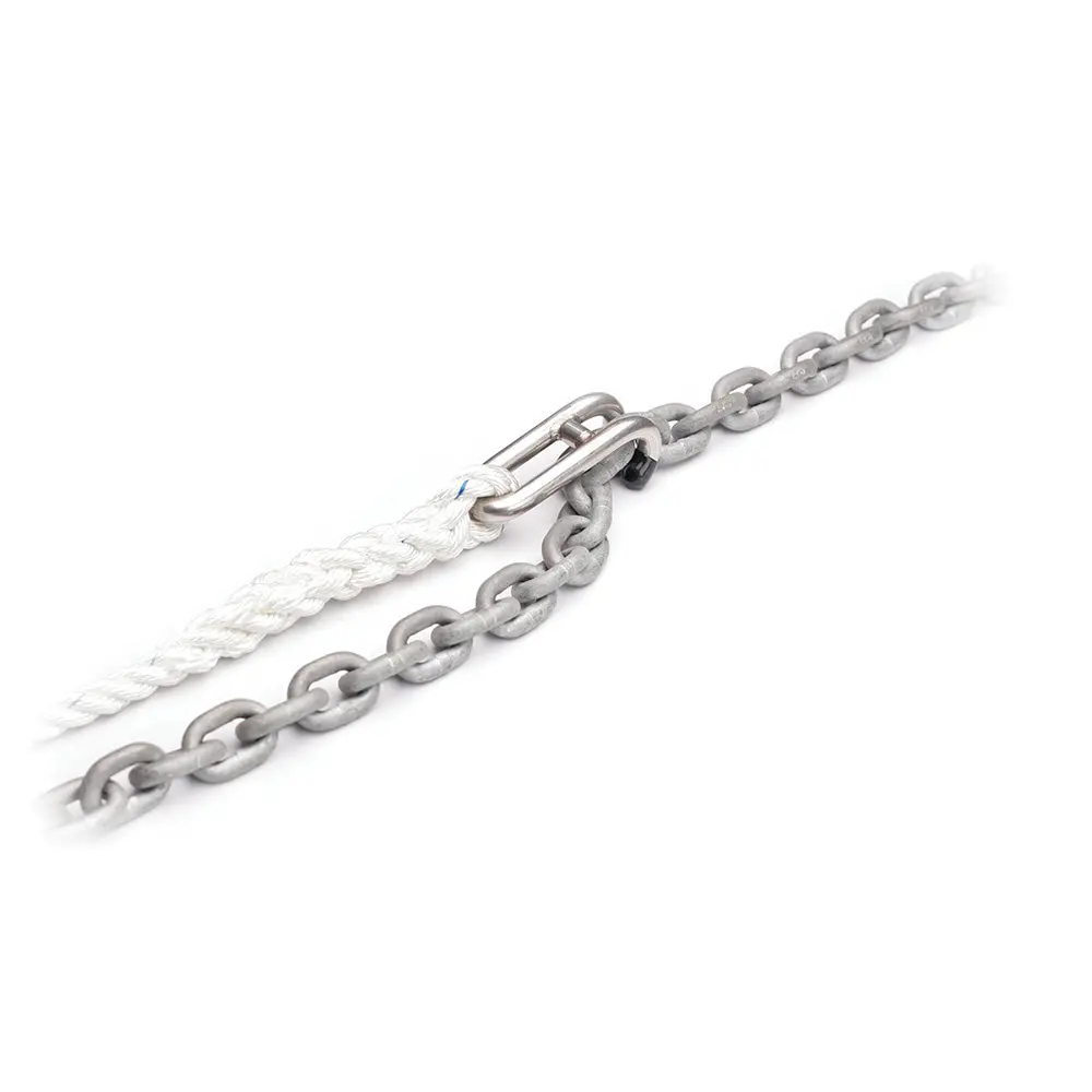 C. Sherman Johnson "Captain Hook" Chain Snubber Small Snubber Hook F/1/4"  5/16" Chain W/12 Of 1/2" 3 Strand Nylon [46-465] 1
