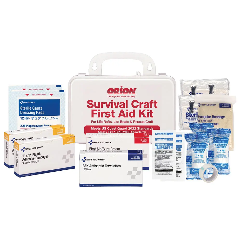 Orion Survival Craft First Aid Kit - Hard Plastic Case [816] 1