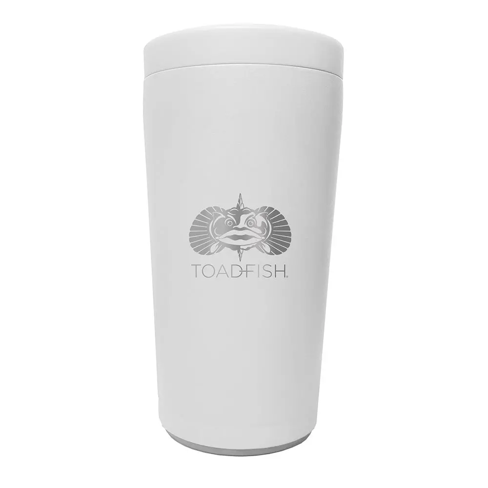 Toadfish Non-Tipping Can Cooler 2.0 - Universal Design - White [5005] 1