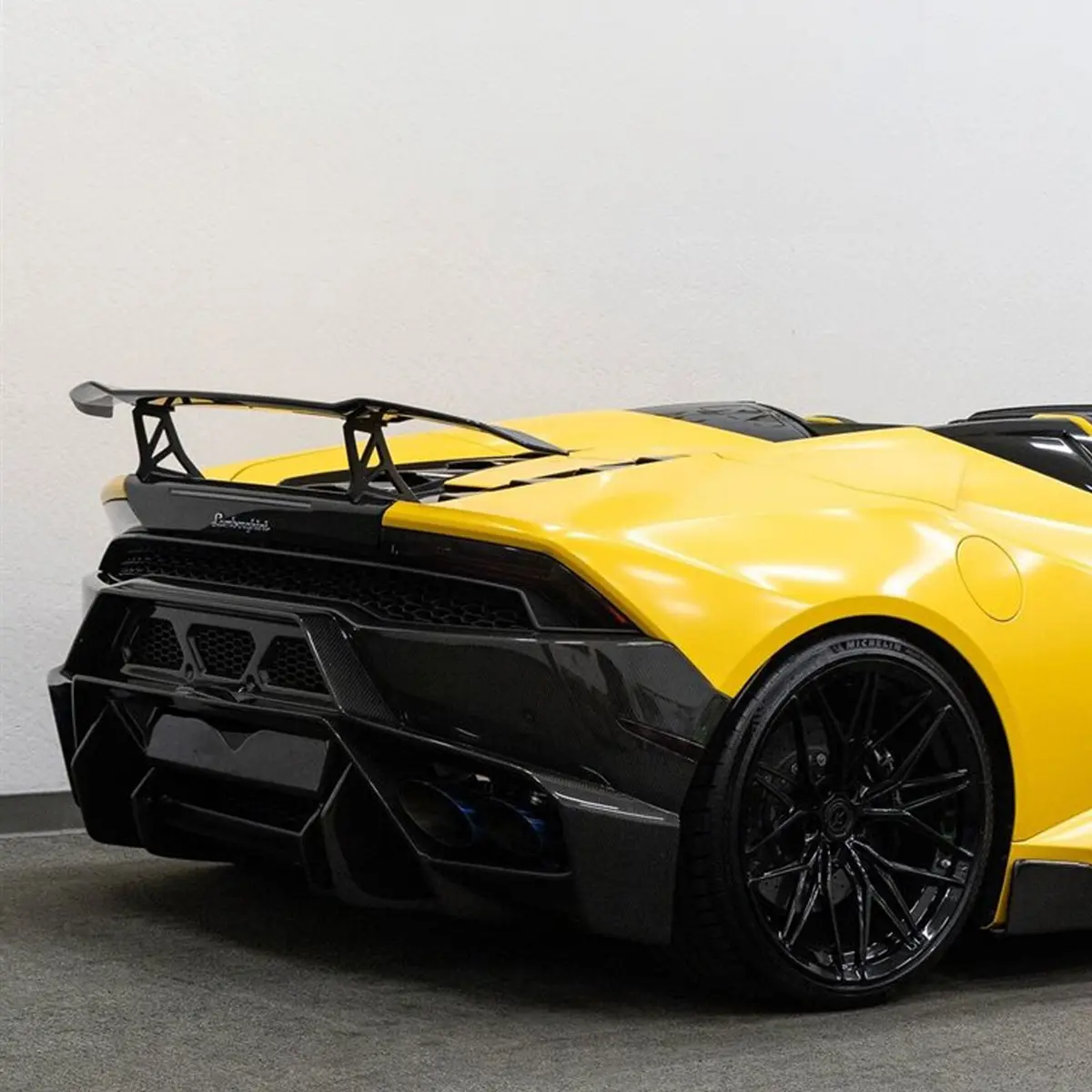 1016 Style Carbon Fiber Rear Spoiler Wing For Lamborghini Huracan Lp610 Lp580 1