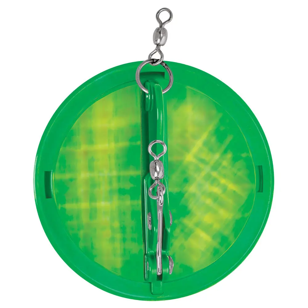 Luhr-Jensen 3-1/4" Dipsy Diver - Kelly Green/Silver Bottom Moon Jelly [5560-000-2511] 1