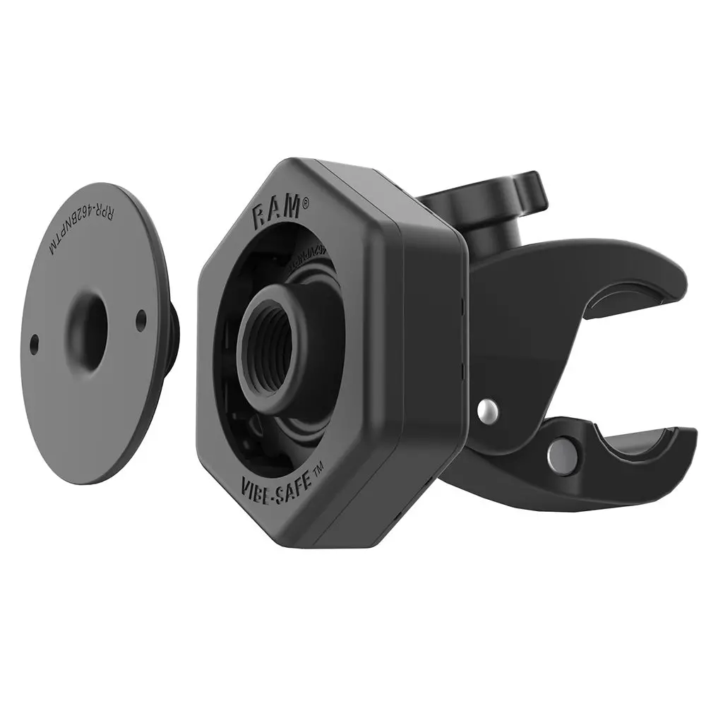 Ram Mount Ram Tough-Claw Small Clamp Base W/Vibe-Safe Adapter [Rap-400-462Npt] 1