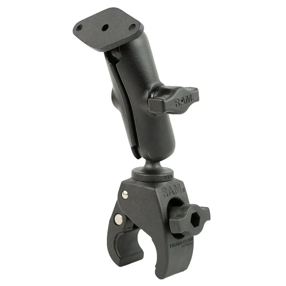 Ram Mount Ram Tough-Claw Small Clamp Mount W/Diamond Plate [Ram-B-400-238U] 1