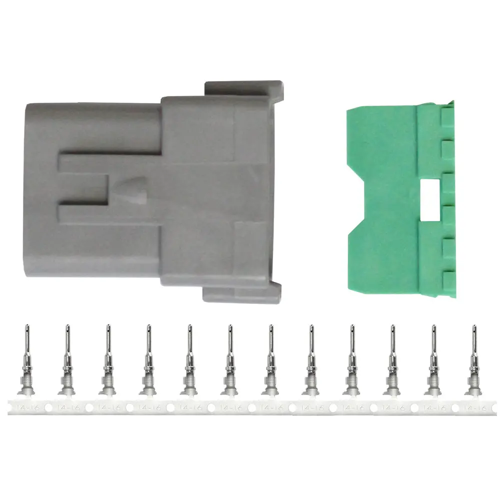 Pacer Dt Deutsch Receptacle Repair Kit - 14-18 Awg (12 Position) [Tdt04f-12Rp] 1