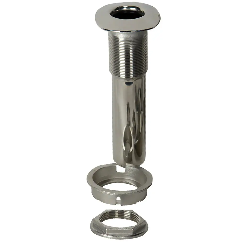 C.E. Smith 80 Series Screwless Flush Mount Rod Holder - 0 Degree - Stainless Steel - Cast Bottom - Black Liner [53686C] 1