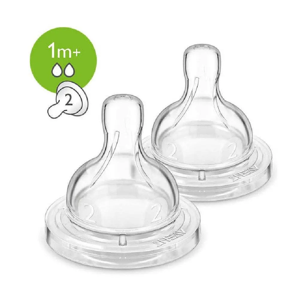 Anticolic Teat 2 Pack - Slow Flow 1