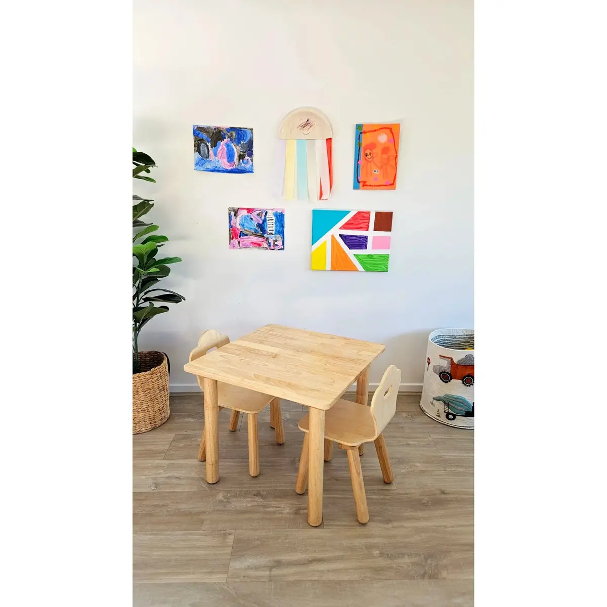 Classic Square Table And 2 Chairs 1