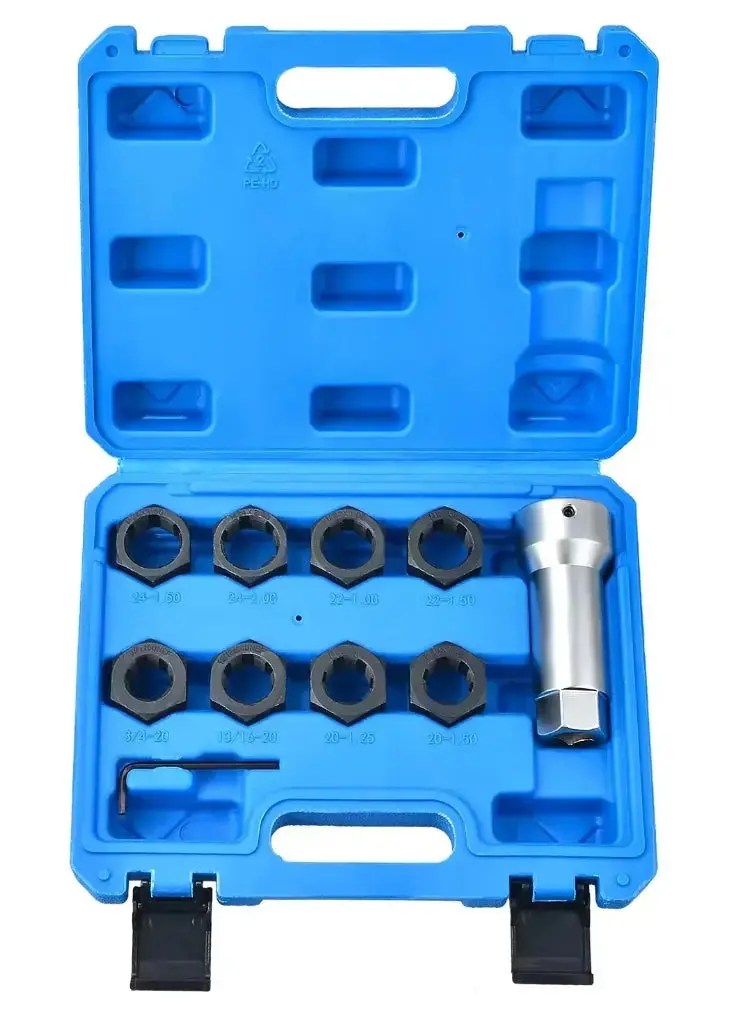 10Pcs Axle Spindle Thread Repair Automotive Tool Kit Thread Set 1
