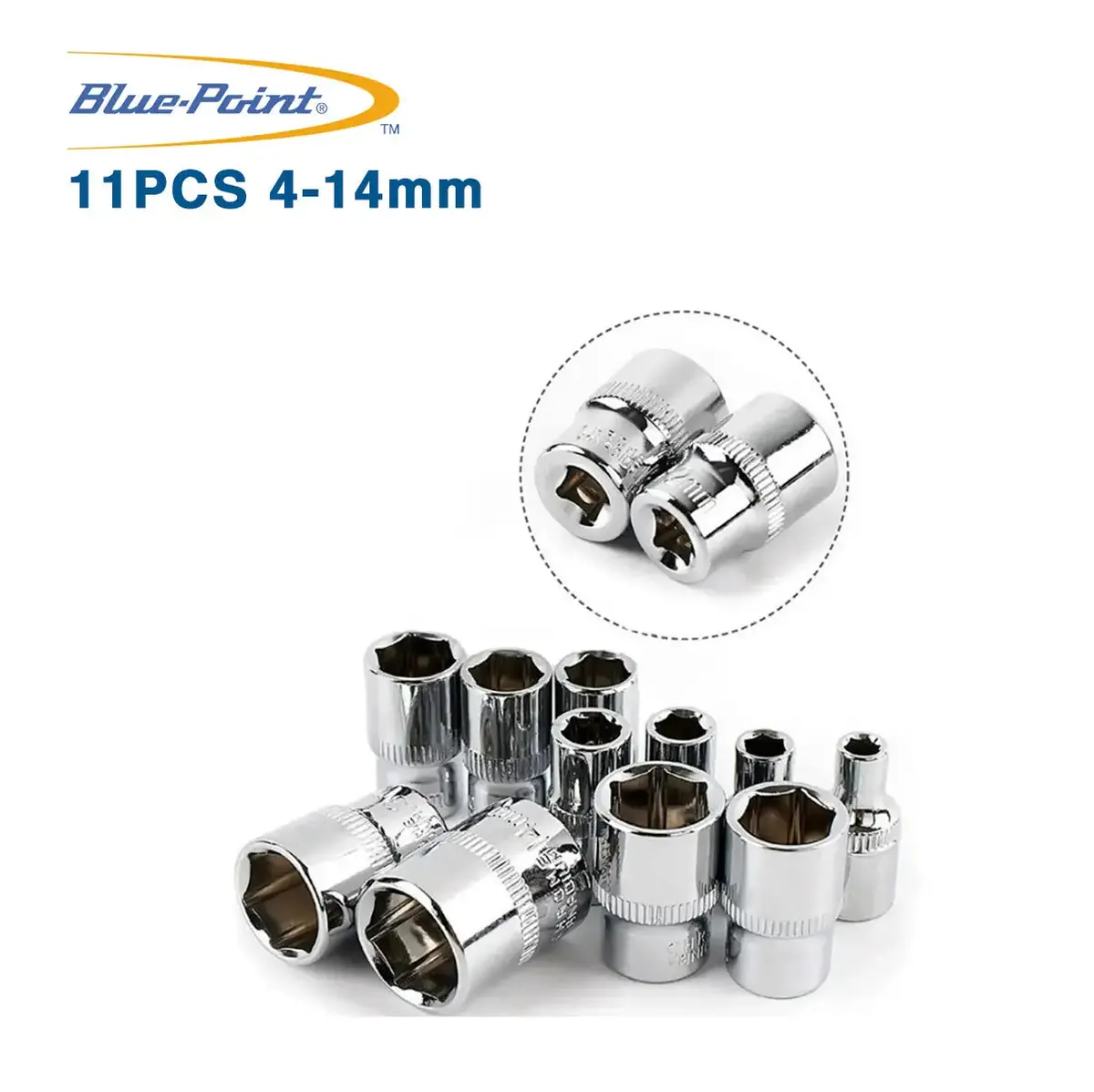 11Pcs 4-14Mm Driver Hexagon Wrench Socket Sets 1