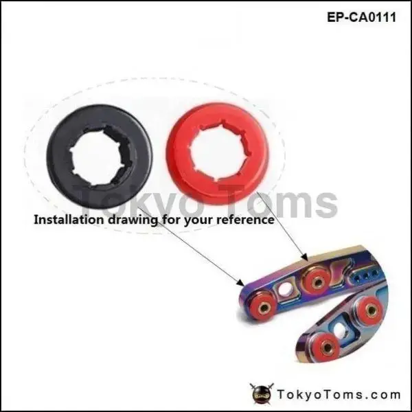 12Pcs Lower Control Arm Rear Camber Kit Replacement Bushings Honda Civic 1