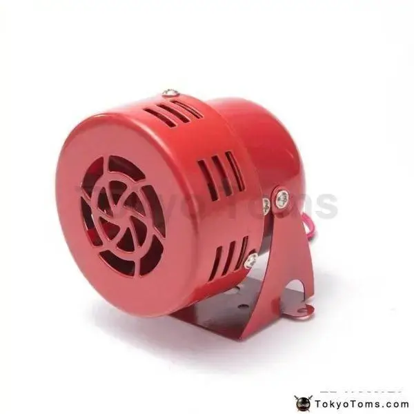 12V Red Air Raid Siren Horn Alarm Horn Car 1
