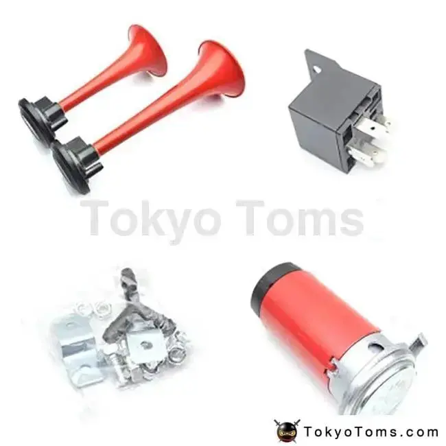 12V 150Db Air Horn Kit For Moto Rcycle Car 1