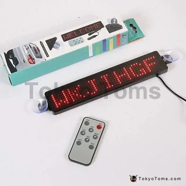 12V Led Car Sign Message Led Screen Light 1