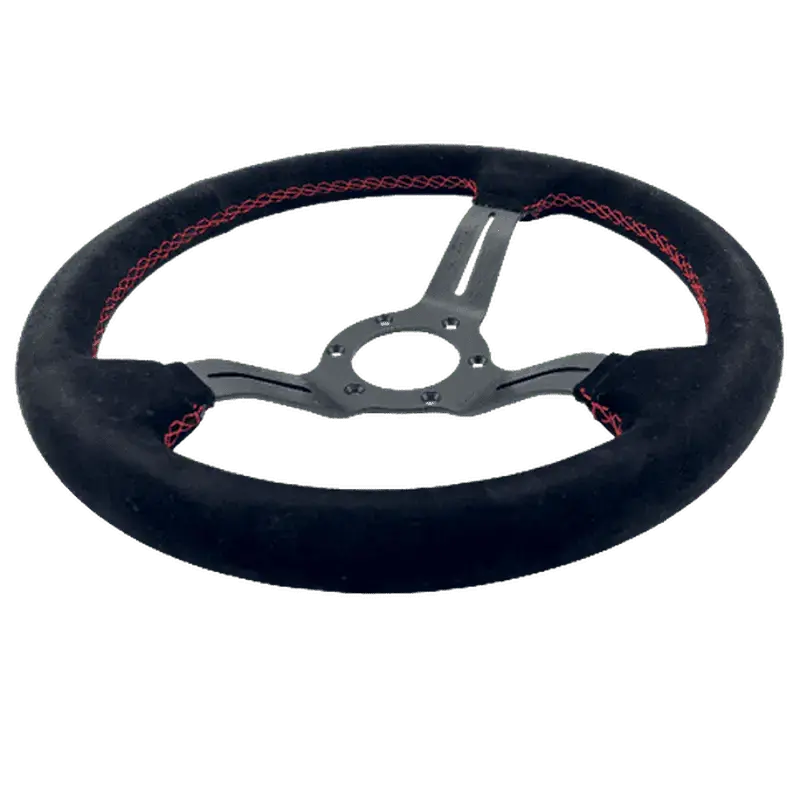 13" (330Mm) Suede Gt Nd Style Steering Wheels 1