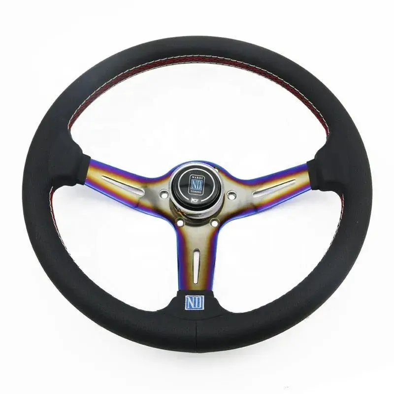 14" (350Mm) Titanium Nd Style Steering Wheel 1