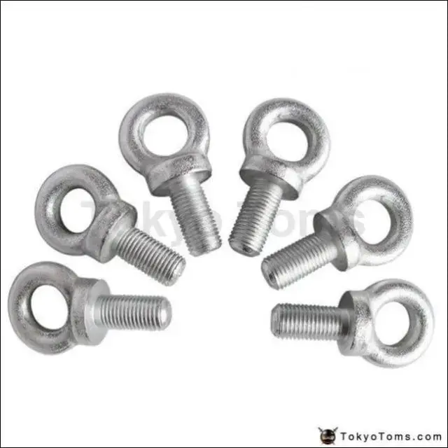 Seat Harness Eye Bolts Size:7/16 Set Of 6Pcs For Racing Seat Safety Belt Harness For Bmw E30 M20 325 325I 6C 1
