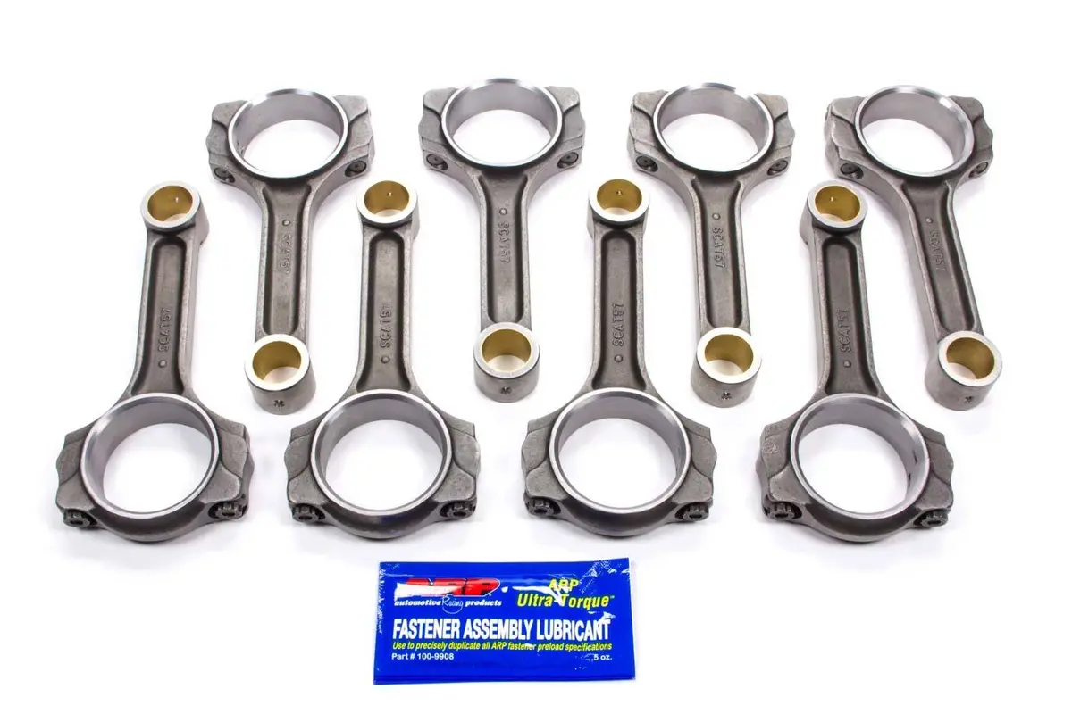 Scat Sbc 4340 Forged I-Beam Rods 6.000 1