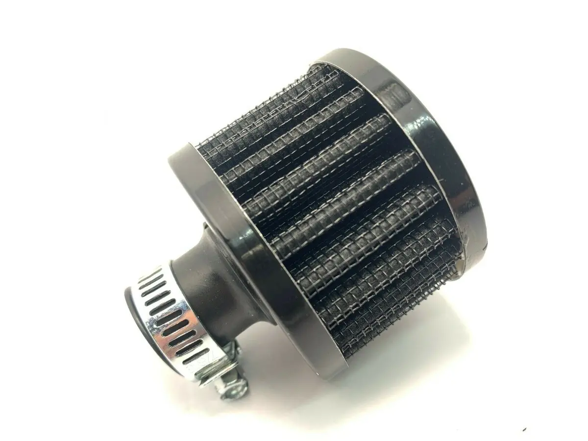 2-Pack 13Mm Cone Mini Oil Air Intake Crankcase Vent Valve Cover Breather Filter 1