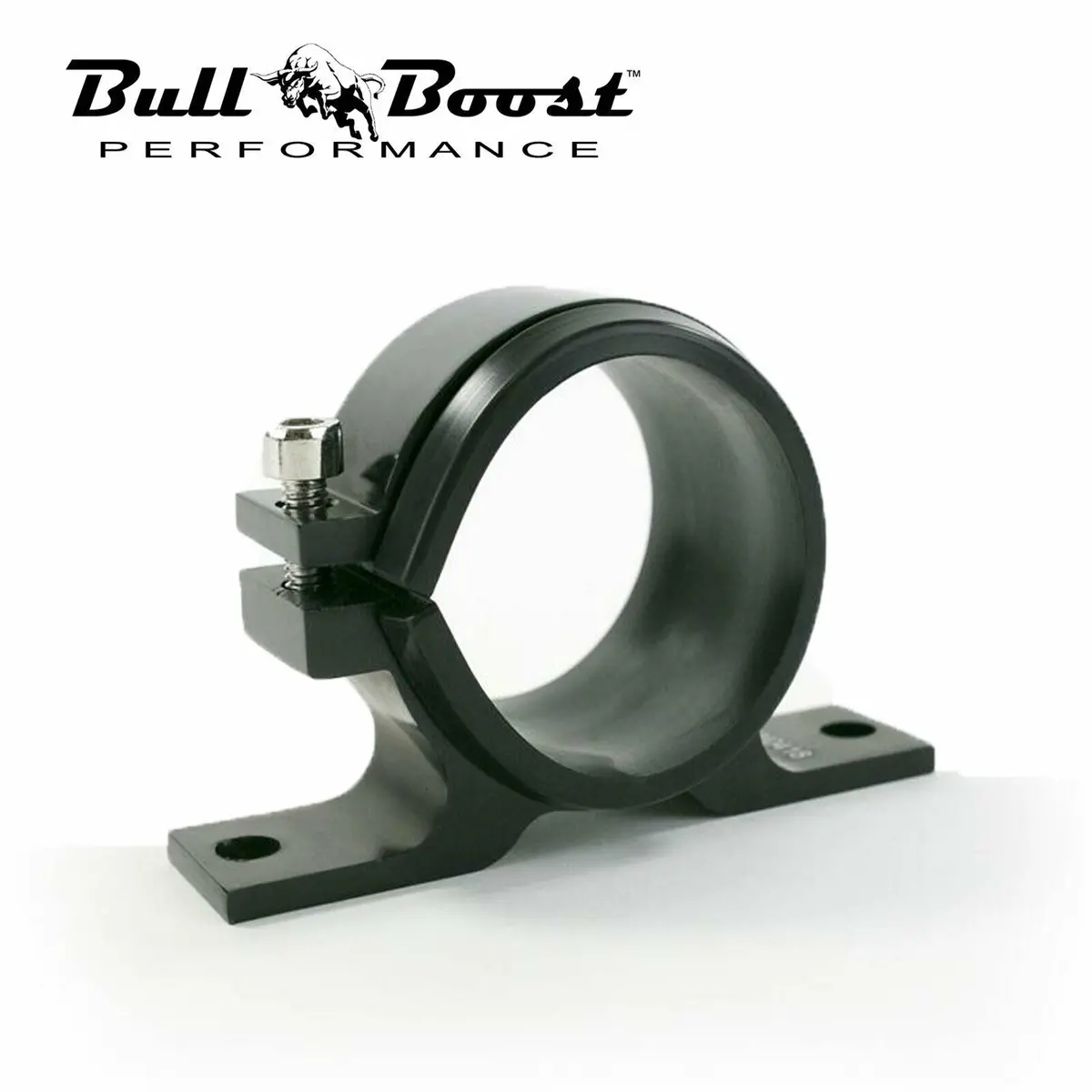 Black Fuel Pump Mounting Bracket Single Filter Clamp 044 60Mm 1
