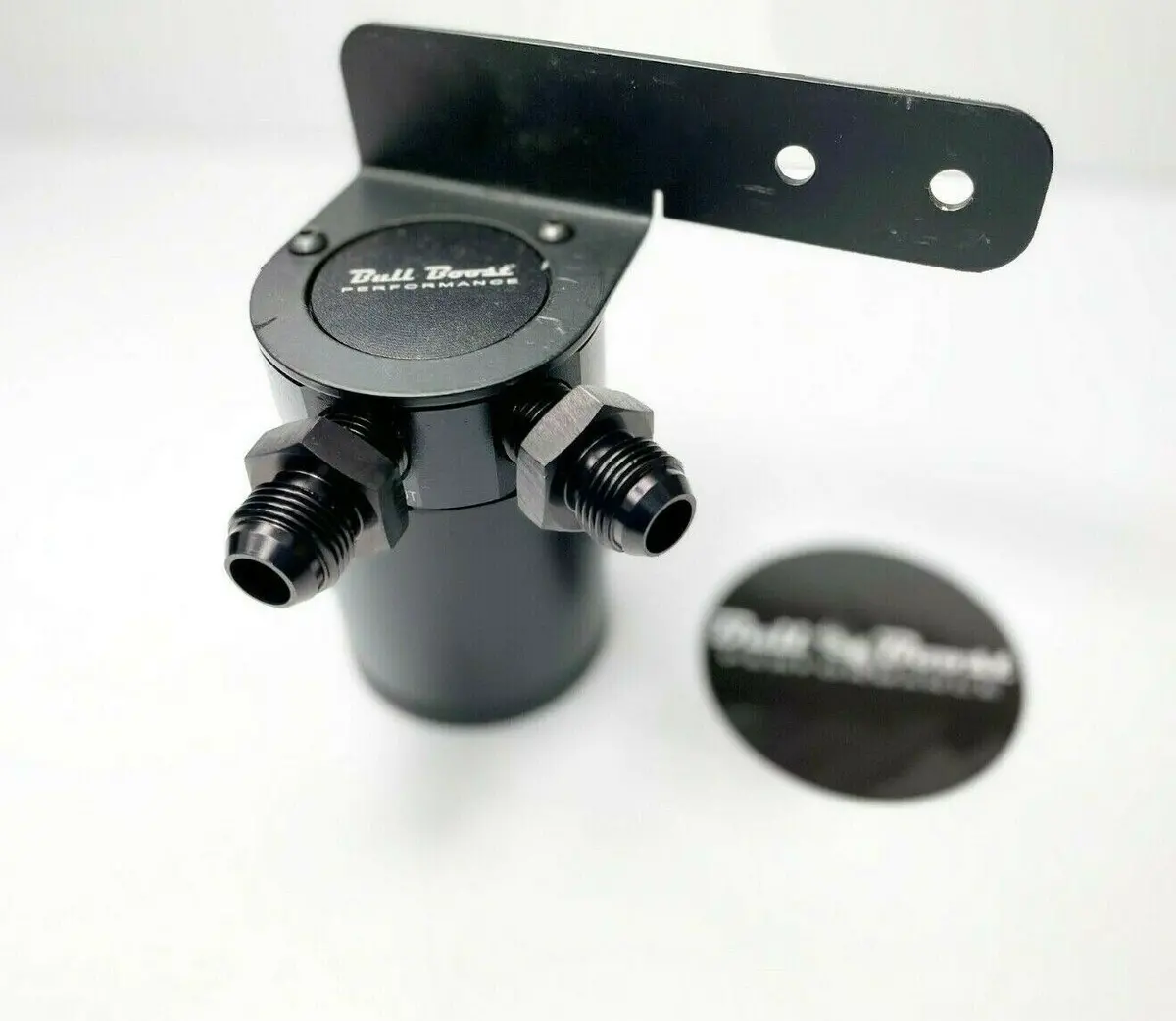 Billet Aluminum 8An Oil Catch Can Reservoir Tank -8An Performance W/Bracket 1