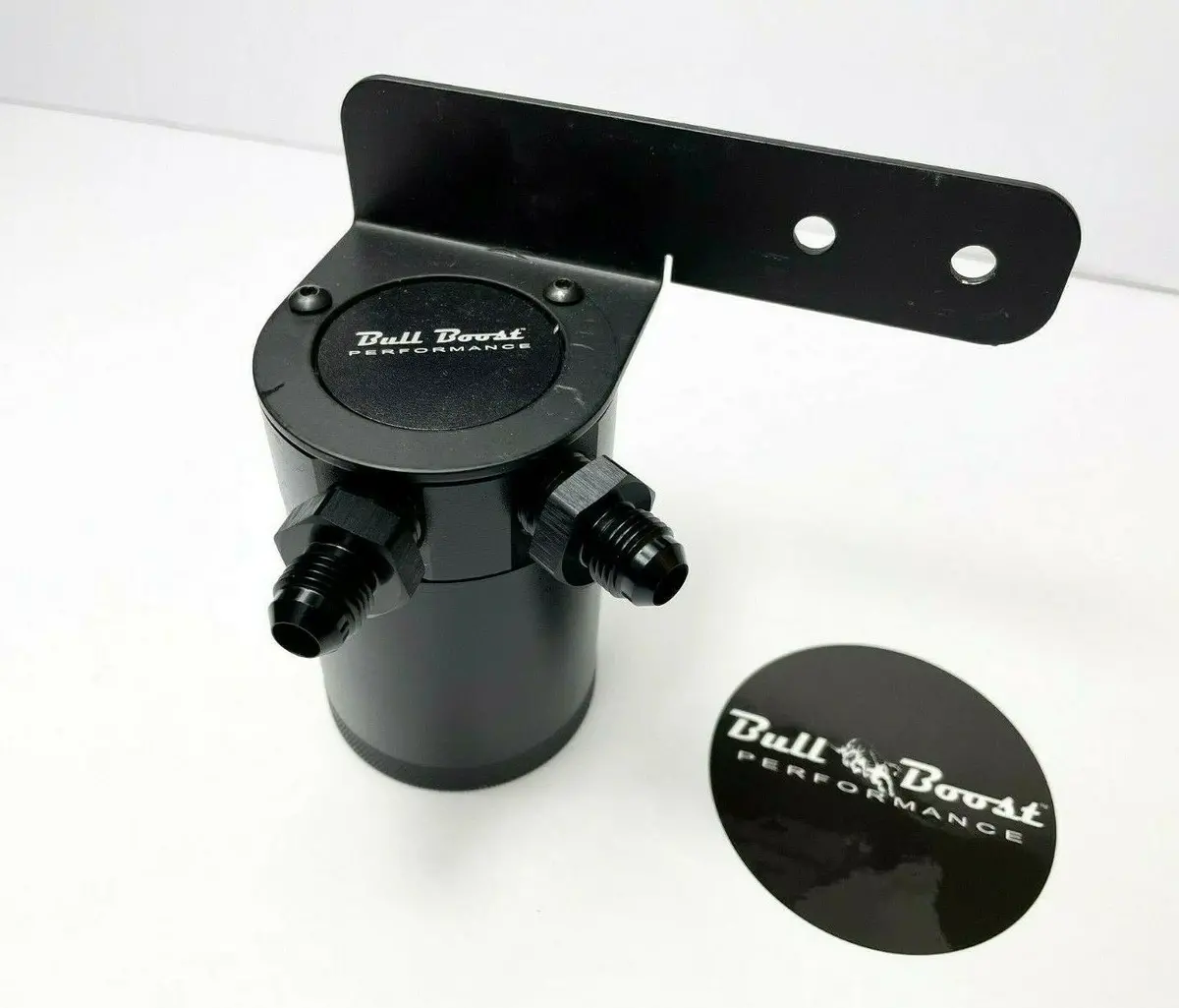 Billet Aluminum 6An Oil Catch Can Reservoir Tank -6An Performance W/Bracket 1