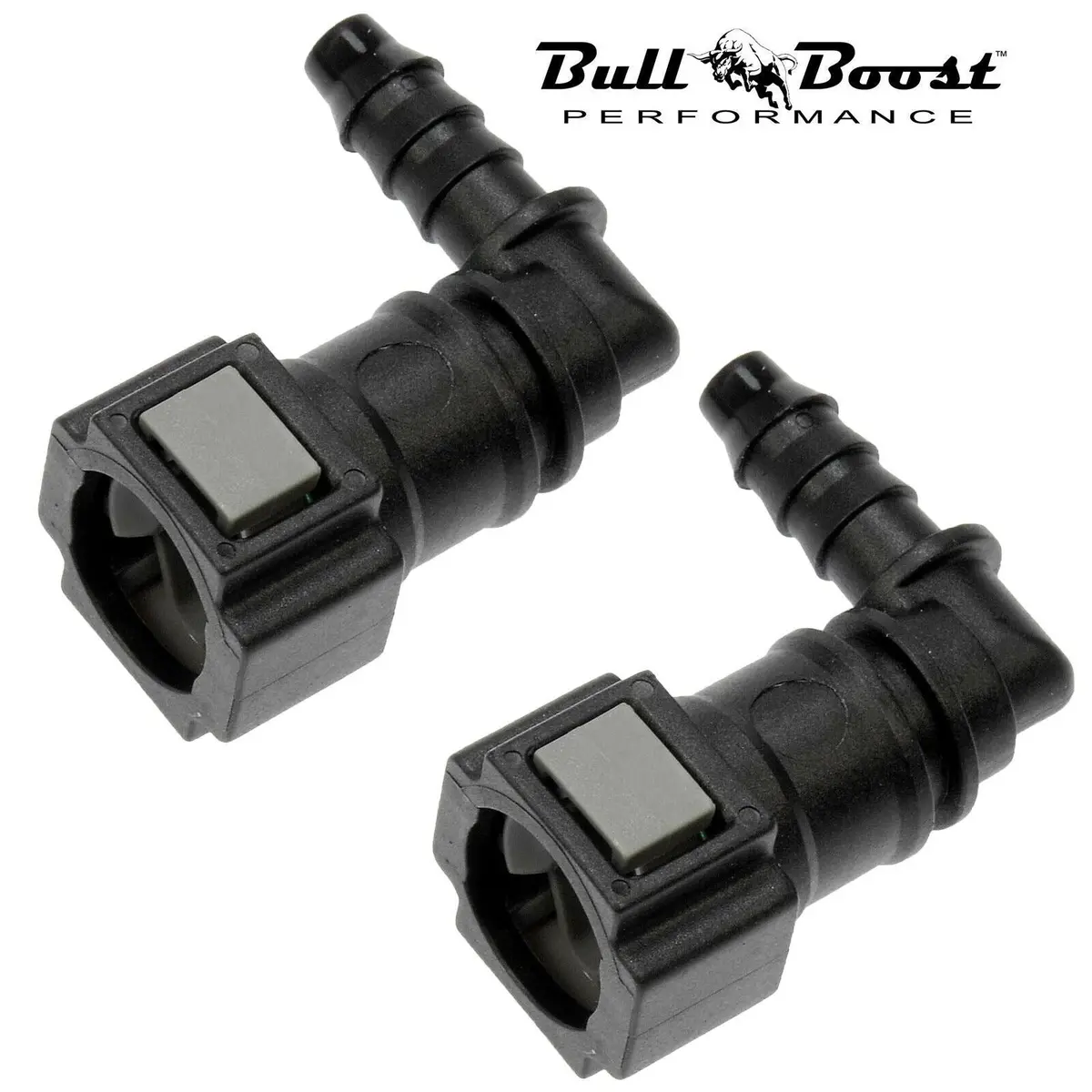 2X 90 Id 3/8" 3/8" Fuel Line Quick Connect Disconnect Connector For Ford Gm 1