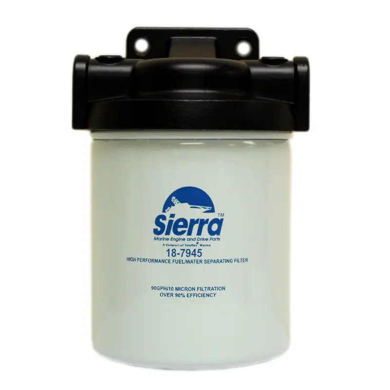 Sierra 18-7986-1 Fuel/Water Separating Filter W/ Aluminum Bracket 1