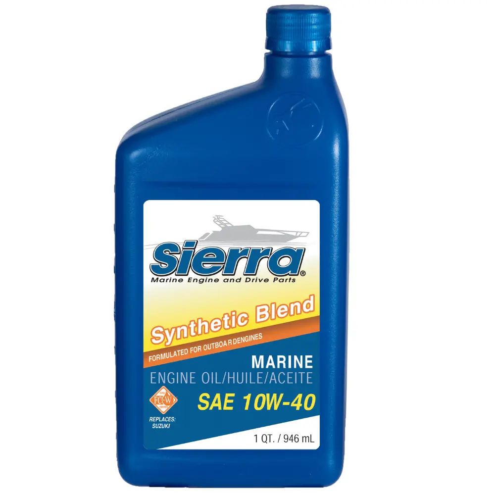 Sierra 10W-40 Fc-W 4-Stroke Marine Engine Oil 1