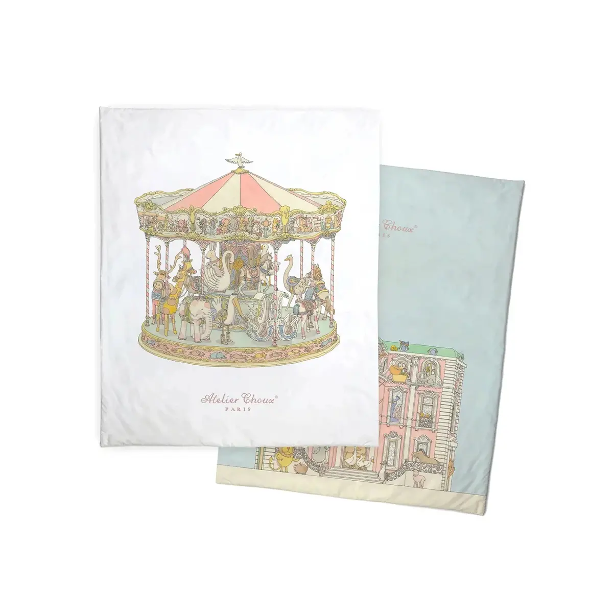 Monceau Mansion/Carousel Pink Quilt 1