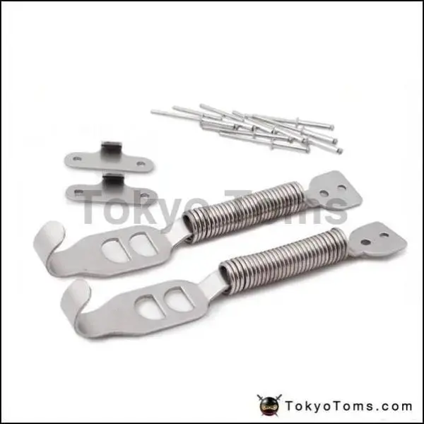 1Pair Spring Type Boot Hold Down Hooks 1