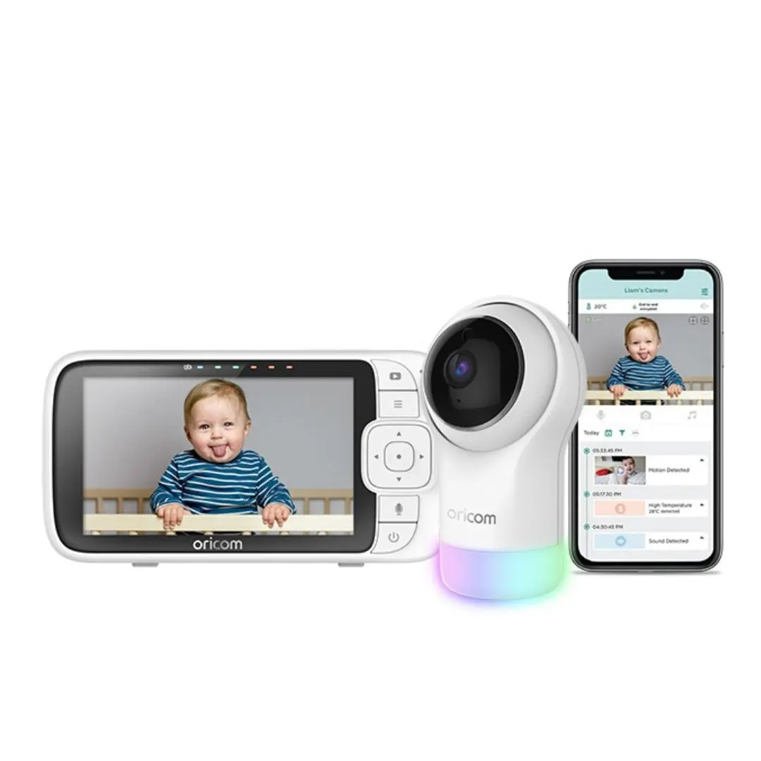 5″ Smart Hd Nursery Pal Glow+ Baby Monitor 1