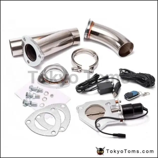 2 Inch Inch+Piping+Switch Electric 2 Inch Exhaust Dumps Cutout Stainless Steel Cutouts For Bmw E36 1