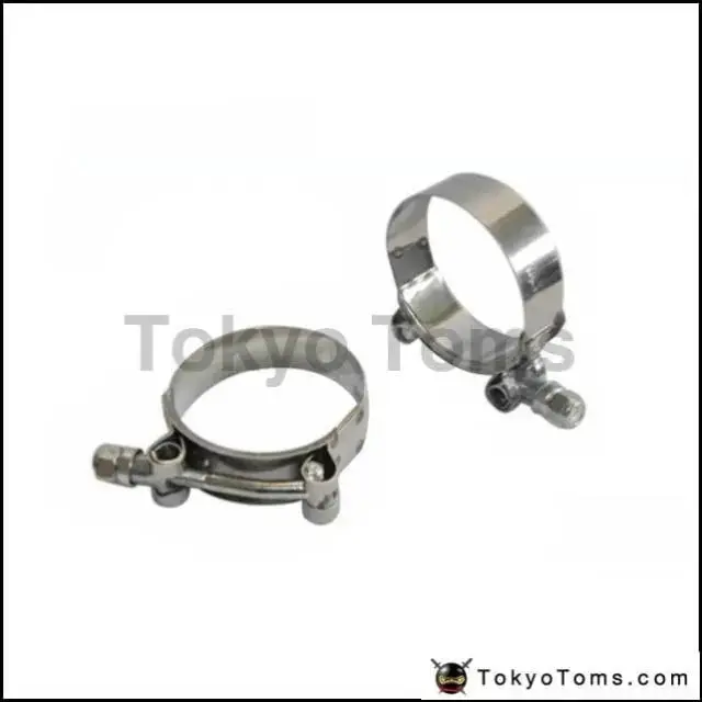2.0" Inch (54Mm-62Mm) Silicone Turbo Hose Coupler T Bolt Super Clamp Kit 1