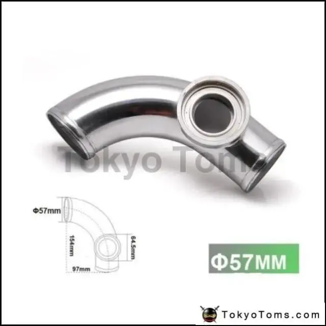 2.24"57Mm 90 Degree Flange Pipe Fit For Type-2 Ii 2 Adjustable Sqv Bov Blow Off Valve Tk-Bov01fp57-90R 1
