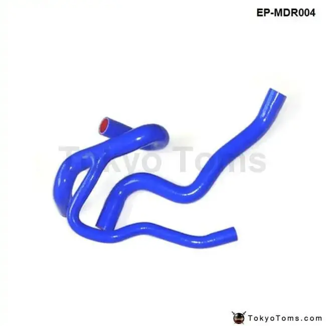 Silicone Intercooler Radiator Hose Kit High Temp Piping For Mazda 3 Mazdaspeed Mzr 2.0L/2.3L 03+ (2Pcs) 1