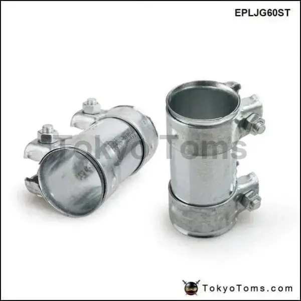 2.3"Exhaust Connector Coupler Front Adapter Pipe Tube Joiner 60Mm  Epljg60st 1