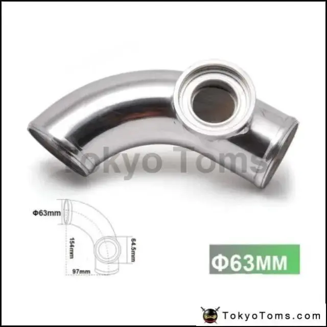 2.48" 63Mm 90 Degree Flange Pipe Fit For Type-2 Ii 2 Adjustable Sqv Bov Blow Off Valve Tk-Bov01fp63-90R 1