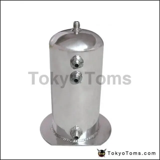 2.5 Litre Fuel Surge Catch Can Aluminium Polish Tank 1